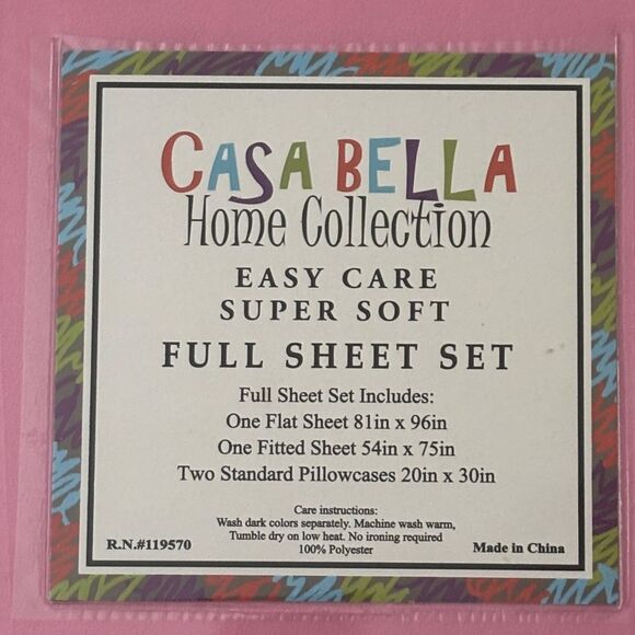 Other - Home Collection Full Sheet Set - Multicolor